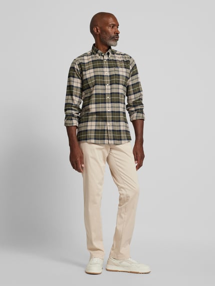 Carl Gross Chino mit Eingrifftaschen Modell 'Tomme' Beige 1