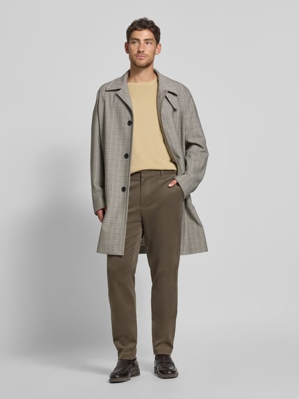 BOSS Tapered broek van mini-corduroy, model 'PERIN' Leem - 1
