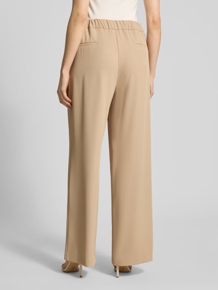 Jake*s Collection Straight Leg Stoffhose mit Bundfalten Sand 5