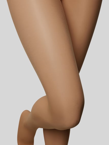camano Strumpfhose in semitransparentem Design Beige 3