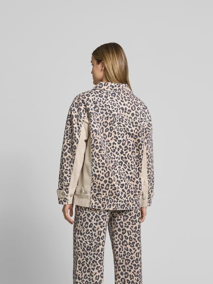 Lala Berlin Oversized jeansjack van katoen Middenbruin - 5