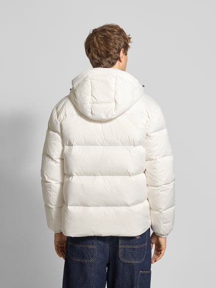Tommy Jeans Regular Fit Daunenjacke mit Logo Stitching Offwhite 5