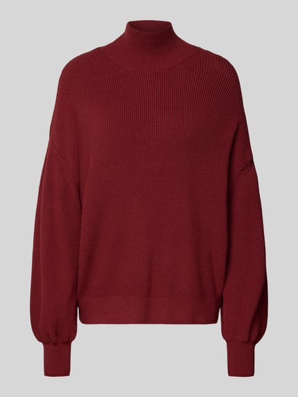 MSCH Copenhagen Strickpullover aus Viskose-Mix Modell 'Magnea' Dunkelrot 2