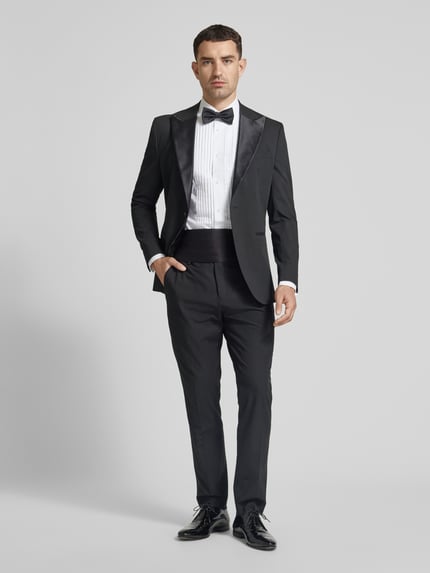 Selected Anzughose mit Bügelfalten Black 1