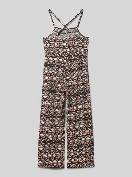Garcia Jumpsuit mit Allover-Muster Black 3