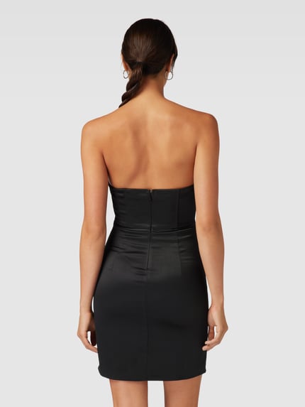 Gina Tricot Strapless corsagejurk in effen design Black - 5