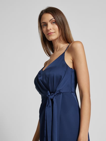 Jake*s Cocktail Cocktailkleid mit Knotendetail Marine 3