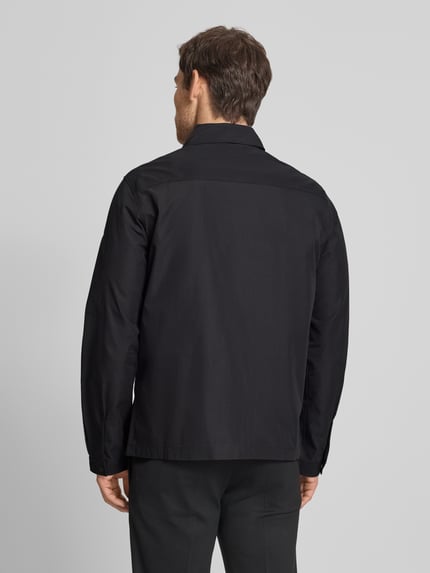 HUGO regular fit overhemdjack van katoenmix model 'EMMOND' Zwart - 5