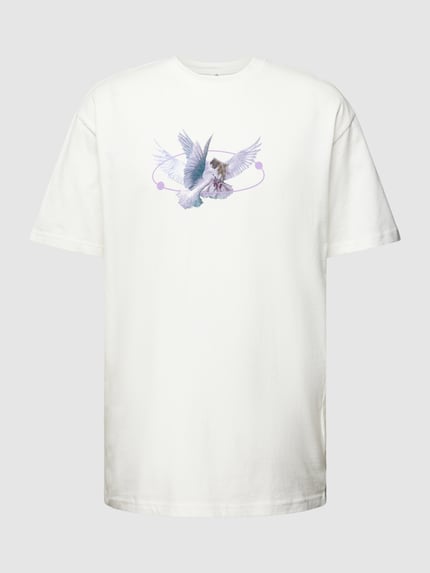Mister Tee T-Shirt mit Motiv-Print Modell 'VIVE LE LIBERTÉ' Offwhite 2