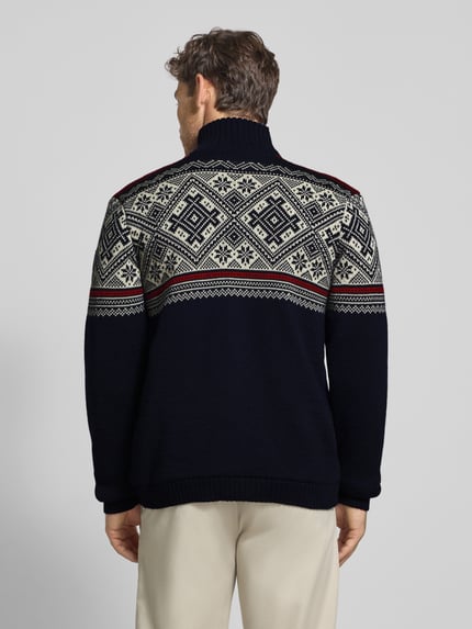 Dale of Norway Kardigan rozpinany z czystej wełny Model „TAURASI” Granatowy 5