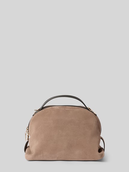 BORBONESE Handtasche mit Tragehenkel Dunkelgrau 4