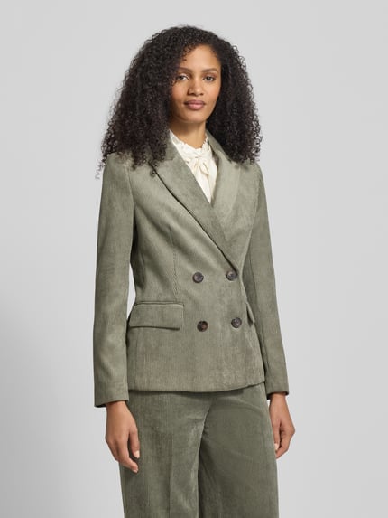 Christian Berg Woman Selection Żakiet z fakturowanym wzorem Khaki 4