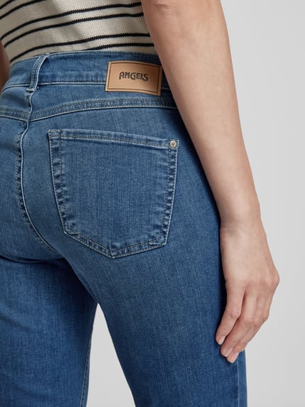 ANGELS Bootcut jeans in 5-pocketmodel, model 'LENI' Lichtblauw - 3