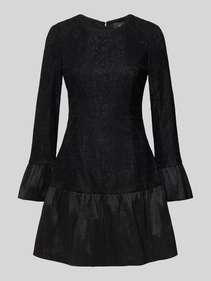 Adrianna Papell Minikleid mit Allover-Spitzenbesatz Black 2