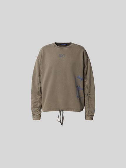 A-COLD-WALL Sweatshirt met geribde boorden Black - 2