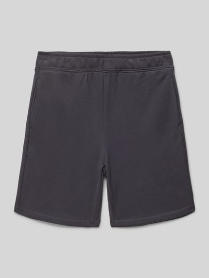 Tom Tailor Regular Fit Sweatshorts aus Baumwoll-Mix Graphit 1