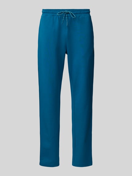 JOY Regular fit sweatpants met tunnelkoord Petrol - 2