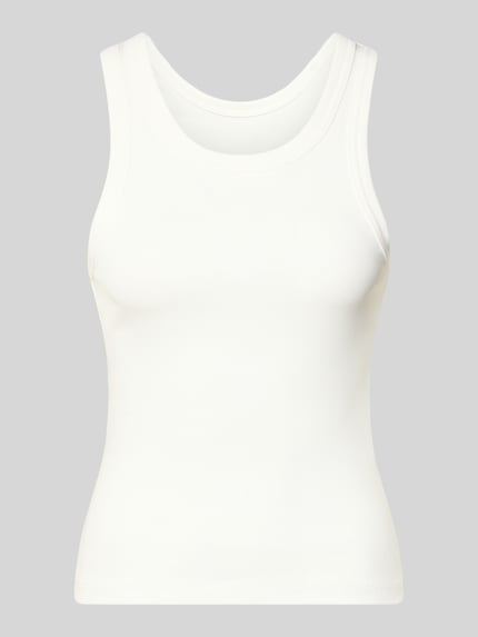 Slim Fit Tank Top aus Baumwoll-Mix Modell 'VAL' Shop The Look MANNEQUINE