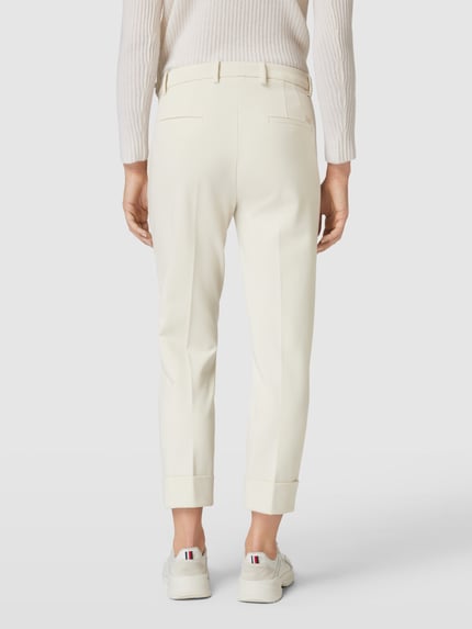 CAMBIO Stoffen broek met verkorte pasvorm, model 'KRYSTAL' Ecru - 5