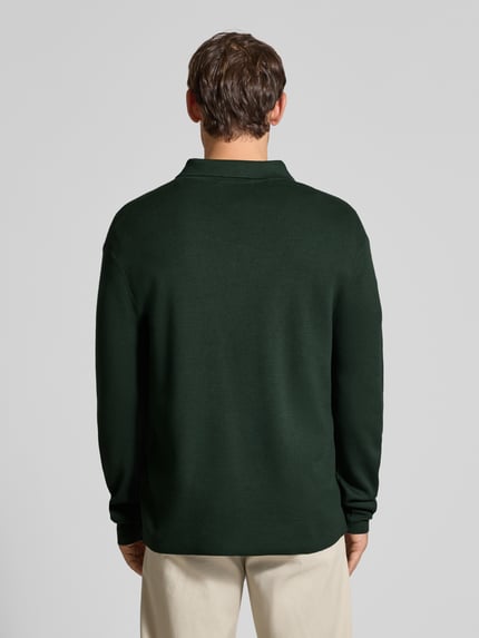 Selected Relaxed Fit Strickpullover aus Viskose-Mix Modell 'TELLER' Dunkelgruen 5