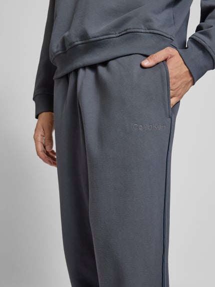 Calvin Klein Underwear Loose Fit Sweatpants mit elastischem Bund Modell 'JOGGER' Jeansblau 3