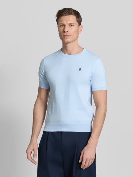 Polo Ralph Lauren Slim Fit T-shirt van puur katoen Bleu - 4