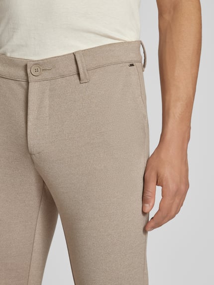ONLY & SONS Slim Fit Stoffhose in Melange-Optik Modell 'MARK' Beige 3