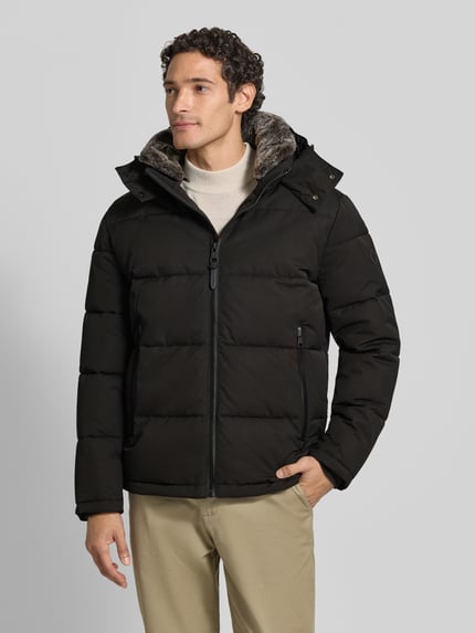 Strellson Regular Fit Steppjacke mit Reißverschlusstaschen Modell 'ARCOLA' Black 4