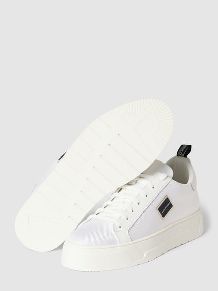Antony Morato Sneakers met logodetail, model 'New Metal' Wit - 5