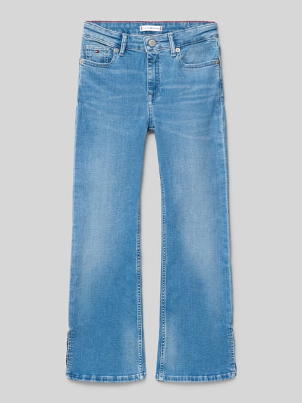 Tommy Hilfiger Teens Jeansy rozkloszowane z mieszanki bawełny Niebieski 1