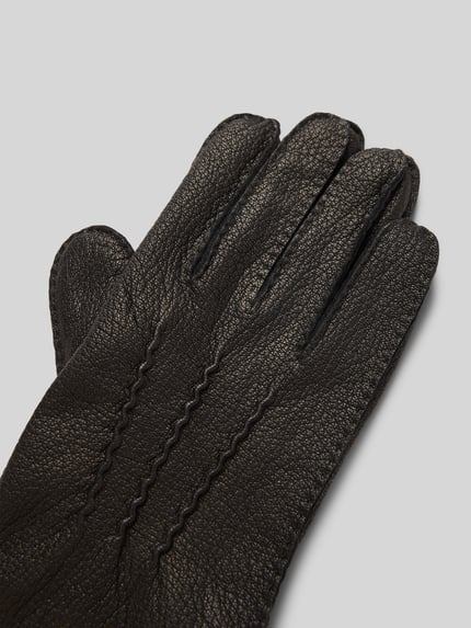 bugatti Handschuhe in Leder-Optik BLACK 3