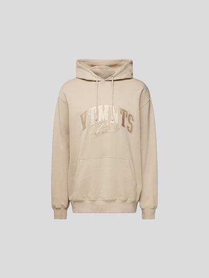 VTMNTS Oversized hoodie met kangoeroezak Taupe - 2
