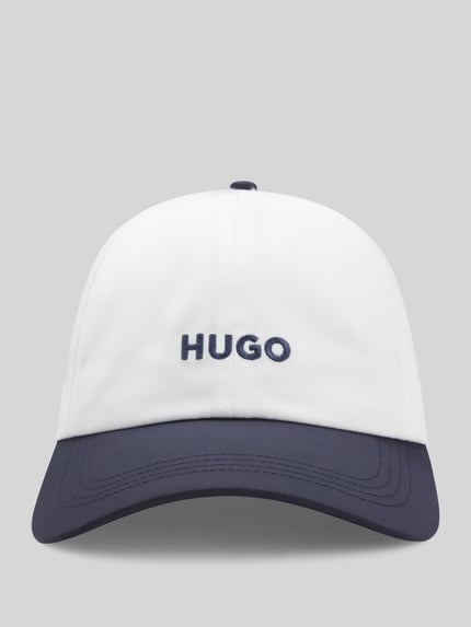 HUGO Basecap mit Logo-Stitching Weiss 1