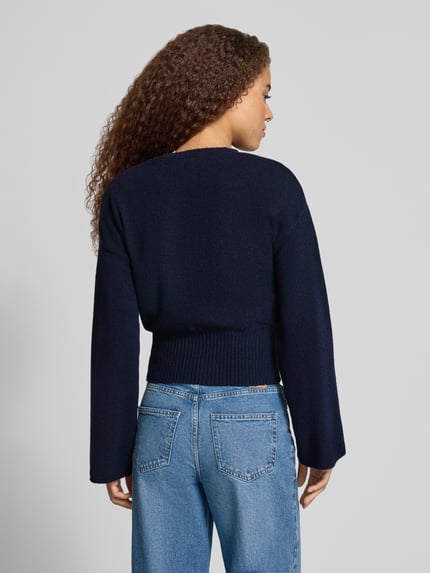 ONLY Pullover mit ausgestelltem Ärmelabschluss Marine 5