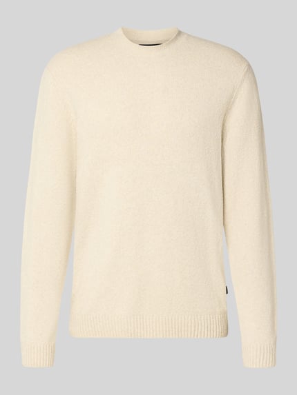 JACK & JONES Premium Strickpullover mit Polokragen Modell 'MAVERICK' Offwhite 2