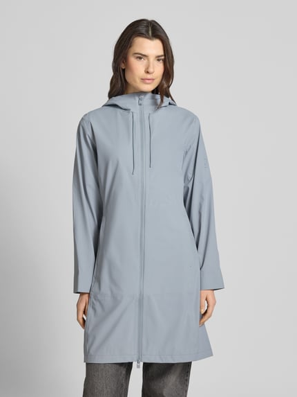 Rains Regular fit Lange jas Duimlussen Model 'Suva' Lichtblauw - 4