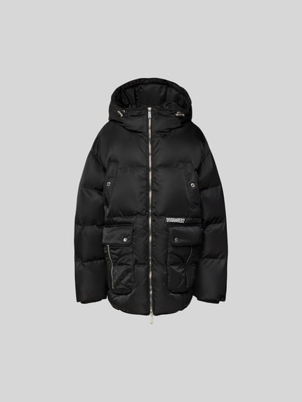 Dsquared2 Gewatteerde jas met capuchon Zwart - 2