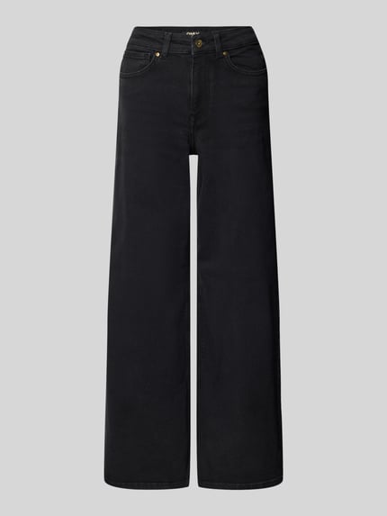 Produktfoto, Bootcut Jeansy z mieszanki bawełny, jednokolorowy design, 5 kieszeni, wysoki stan, model 'MADISON BLUSH' od ONLY