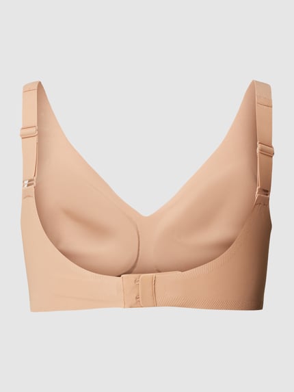 Sloggi Biustonosz typu bralette z zapięciem na haftkę model ‘ZERO FEEL 2.0’ Beżowy 3