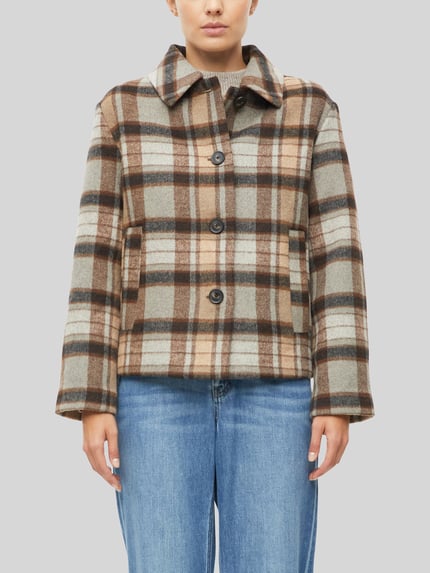 s.Oliver RED LABEL Regular Fit Blouson mit Woll-Anteil Beige 3