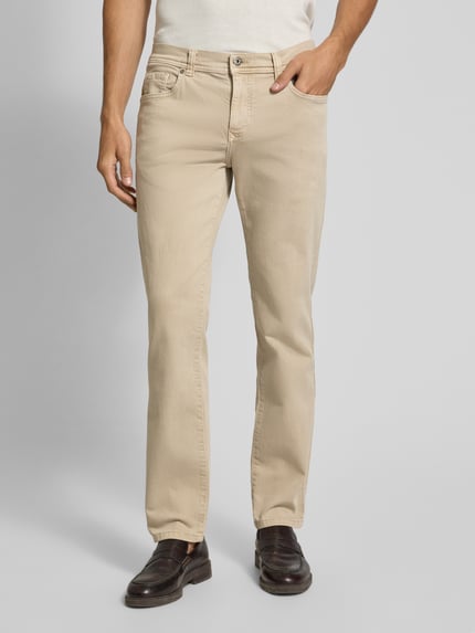 MCNEAL Jeansy o kroju slim fit w 5 kieszeni Beżowy 4