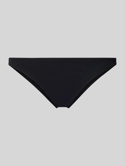 Produktfoto, Bikini-Slip mit Label-Detail Modell 'ALERIA' od Banana Moon, czarny, materiał z domieszką stretchu, dopasowany krój