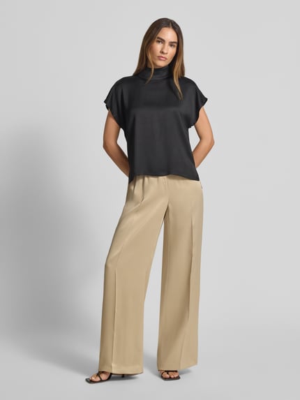 BOSS Relaxed Fit Hose aus Satin Modell TAVATI' Beige 1