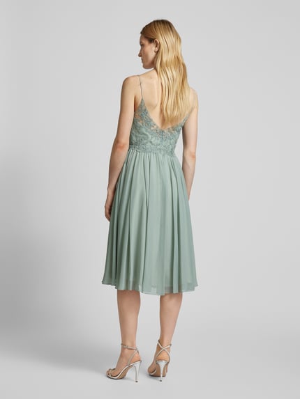 Hey Kyla Cocktailkleid mit Häkelspitze Hellgruen 5