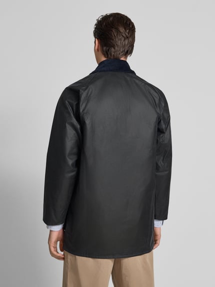 Barbour Parka mit Pattentaschen Modell 'BEAUFORT' Marine 5