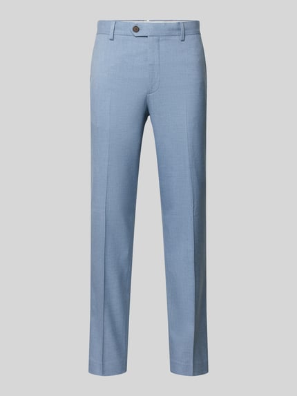Slim Fit Anzughose aus Viskose-Mix Modell 'MAX-LANO' Shop The Look MANNEQUINE