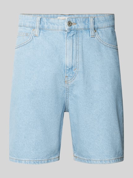 MANGO Regular Fit Jeansshorts im 5-Pocket-Design Modell 'TETUAN' Hellblau 2