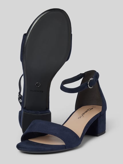 Tamaris Sandalette mit breiter Schaftbrücke Marine 4