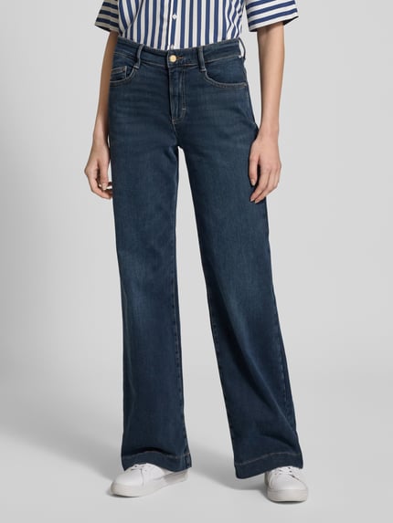 Brax Flared Jeans mit Eingrifftaschen Modell 'MAGIC MAINE' Blau 4