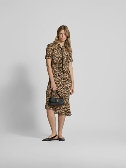 Nanushka Overhemdblouse met blinde knoopsluiting Lichtbruin - 1